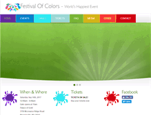 Tablet Screenshot of festivalofcolors.us